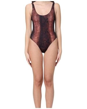 Jean Paul Gaultier Backless Swimsuit - Multicolour