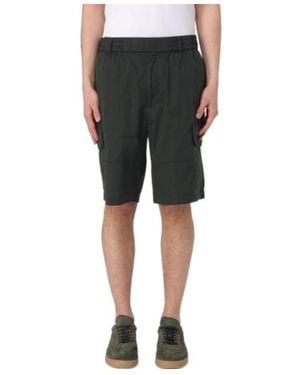ARMANI EXCHANGE Belt Loop Shorts - Black
