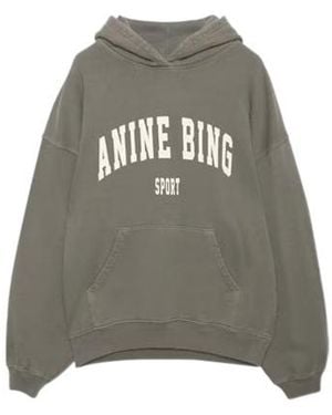 Anine Bing Long Sleeve Sweatshirt - Gray