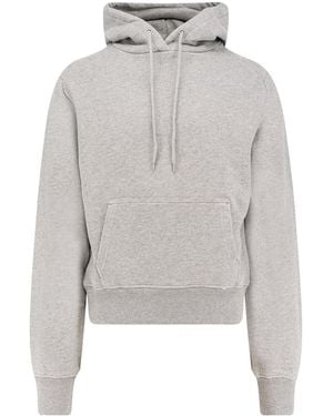 Entire studios Drawstring Kangaroo-Pocket Hoodie - Grey