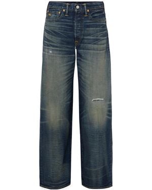 RRL Highrise Wideleg Jeans - Blue