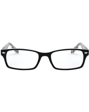 Ray-Ban Geometric Frame Plain Glasses - White