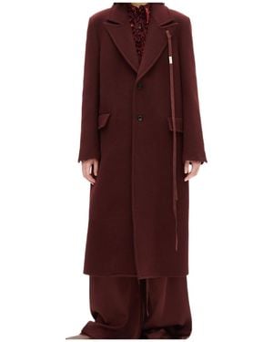 Ann Demeulemeester Aldina Coat - Purple