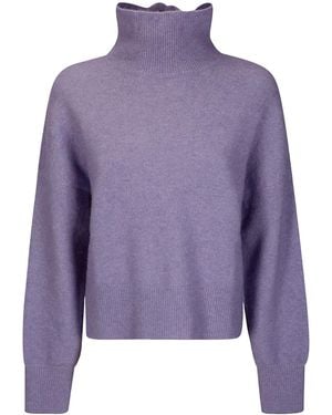 Samsøe & Samsøe Turtleneck Sweater - Purple