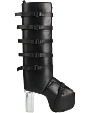 Rick Owens Plain Color Boots - Black
