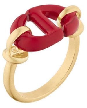 Dior Logo Ring - Red