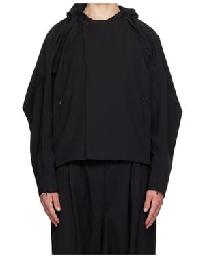 Kiko Kostadinov Ruched-Cuff Jacket - Black