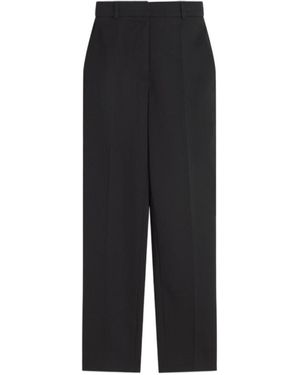 Lanvin Tapered Twill Pants - Black