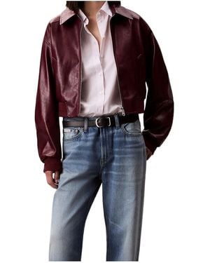 Calvin Klein Zipped Jacket - Blue