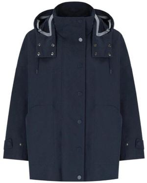 Max Mara Hooded Casual Jacket - Blue