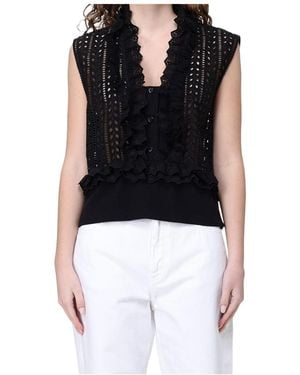 Alberta Ferretti Sleeveless Cover-Up - Black