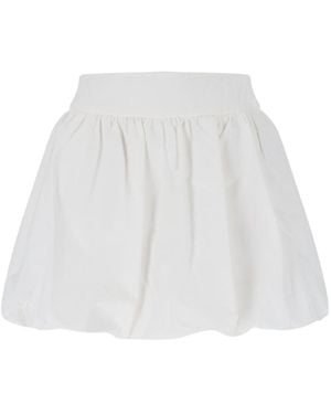 DUNST Bubble Mini Skirt - White