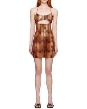 MISBHV Grunge Dress - Brown