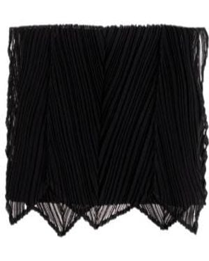 Pleats Please Issey Miyake Skinny Scarf - Black