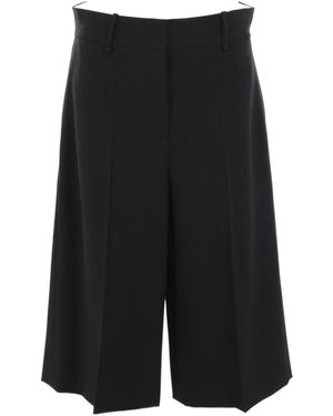 Quira Belt-Loop Casual Pants - Black