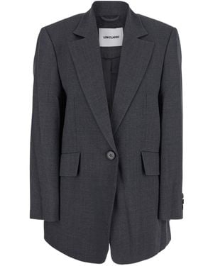 Low Classic Oversized Classic Blazer - Gray