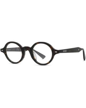 KENZO Full-Rim Non-Prescription Glasses - White