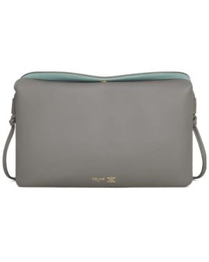 Celine Flap Clutch - Gray