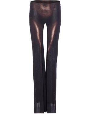 Jean Paul Gaultier Printed Casual Trousers - Blue
