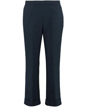Aspesi Straight-Leg Trousers - Blue