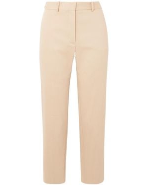 JOSEPH Bing Court Casual Trousers - Natural