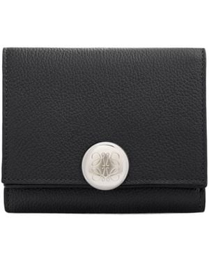 Loewe Pebble Trifold Wallet - Black