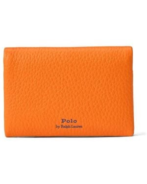 Polo Ralph Lauren Leather Wallet - Orange