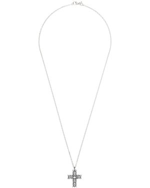 Emanuele Bicocchi Reissue Notre-Dame Cross Necklace - White
