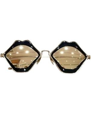 Chrome Hearts Geometric Sunglasses - Metallic