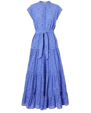 Poupette Kora Cotton Shirt Dress - Blue