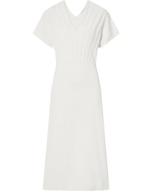 Max Mara Short-Sleeved Dress - White