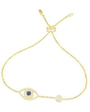 Apm Monaco Lucky Eye Adjustable Bracelet - Metallic