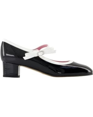 CAREL PARIS Carel Kina Bow Mary Janes Pumps - Black