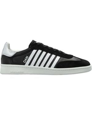 DSquared² Low Top Lace Up Sneakers - Black