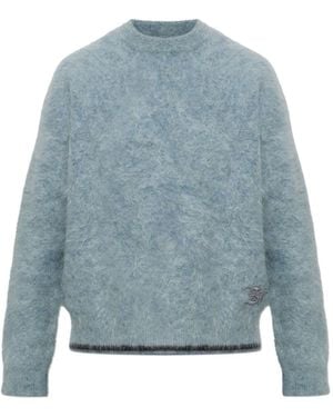 Zadig & Voltaire Markuz Fuzzy Knitted Jumper - Blue