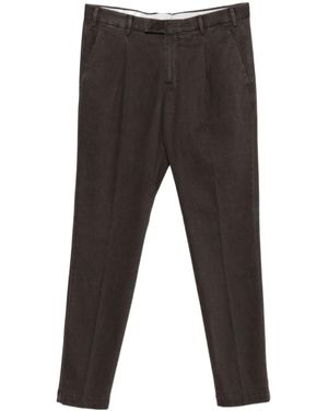 Pt Pantaloni Pt Torino Straight Leg Trousers - Black