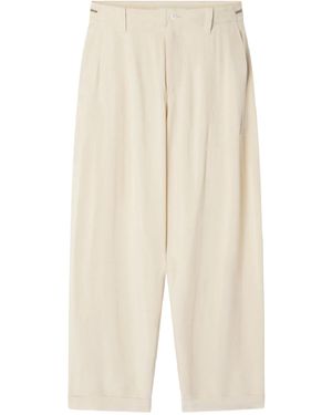 Lanvin Casual Trousers With Belt Loops - White