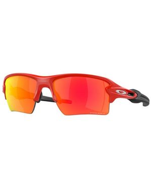 Oakley Half-Rimmed Sunglasses - Red