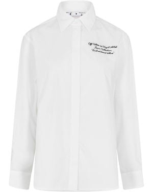 Off-White c/o Virgil Abloh Long-Sleeved Shirt - White