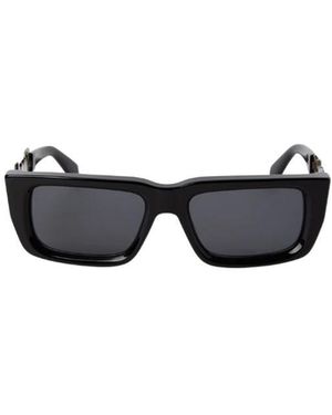 Palm Angels Rectangular Square Sunglasses - White