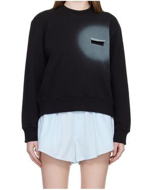 MM6 by Maison Margiela Patch-Detail Sweatshirt - Blue