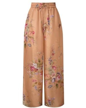 Zimmermann Patience Relaxed Pants - Brown