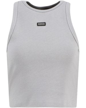 Barbour Logo-Detail Vest - Gray