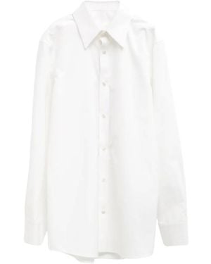 Maison Margiela Long Sleeved Buttoned Shirt - White