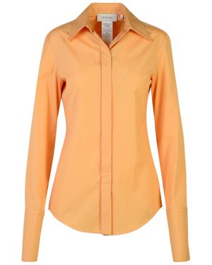 Sportmax Buttoned Long-Sleeved Shirt - Orange