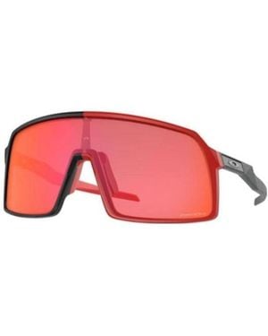 Oakley Logo Sunglasses - Red