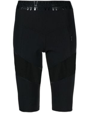 Moncler Logo-Waist Biker Shorts - Black