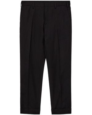 Dries Van Noten Belt Loop Casual Trousers - Black