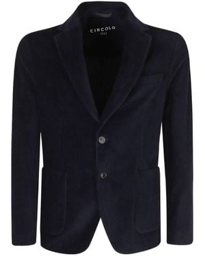 Circolo 1901 Single-Breasted Blazer - Blue