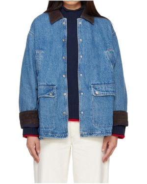 Rag & Bone Long-Sleeve Jacket - Blue